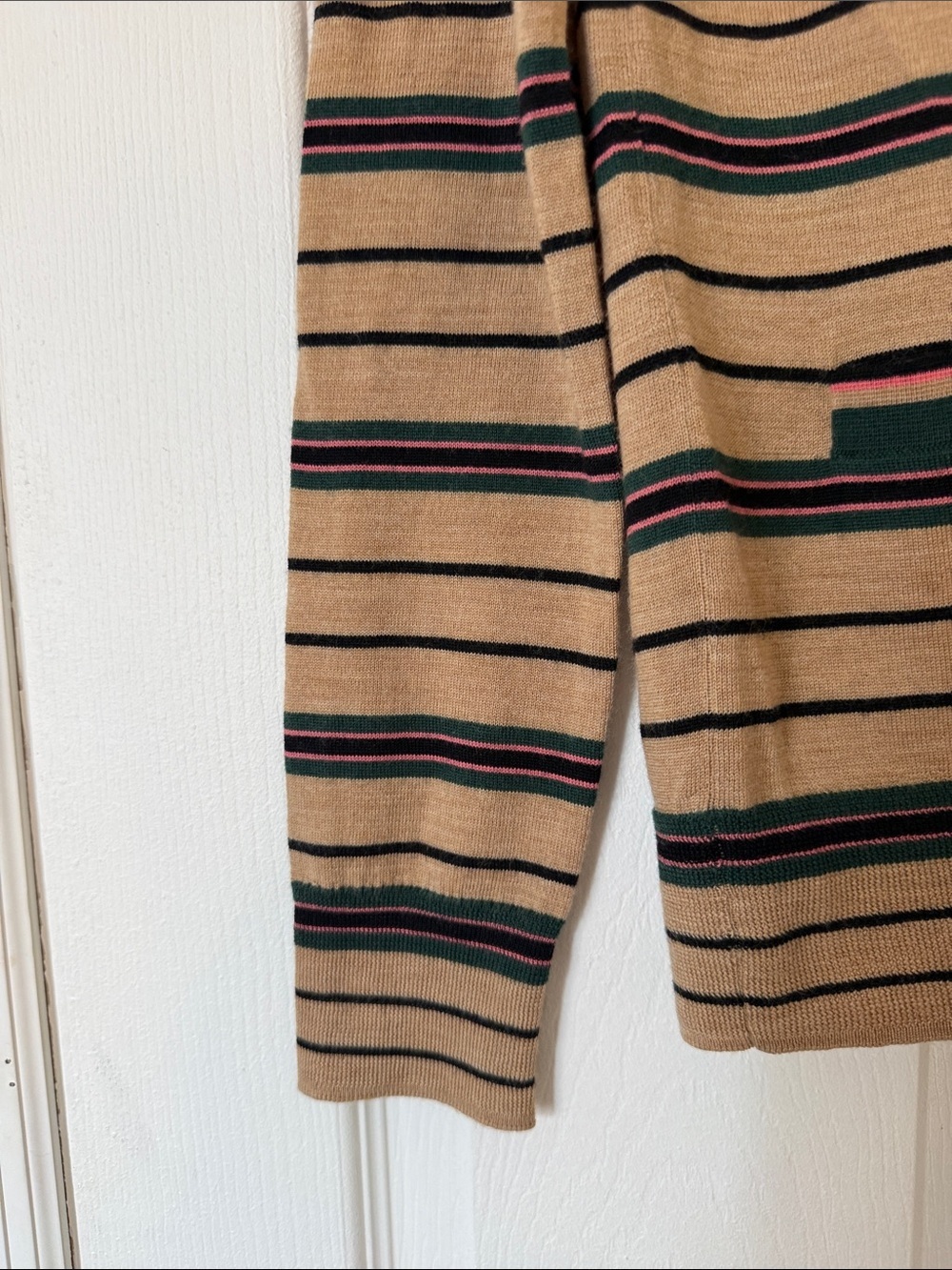 Tory Burch Striped Madeline V-Neck Cardigan size XS - Picture 5 of 10